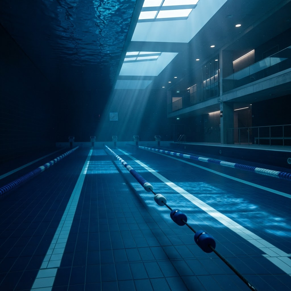 Piscine intérieure moderne Swim Zone Ajaccio